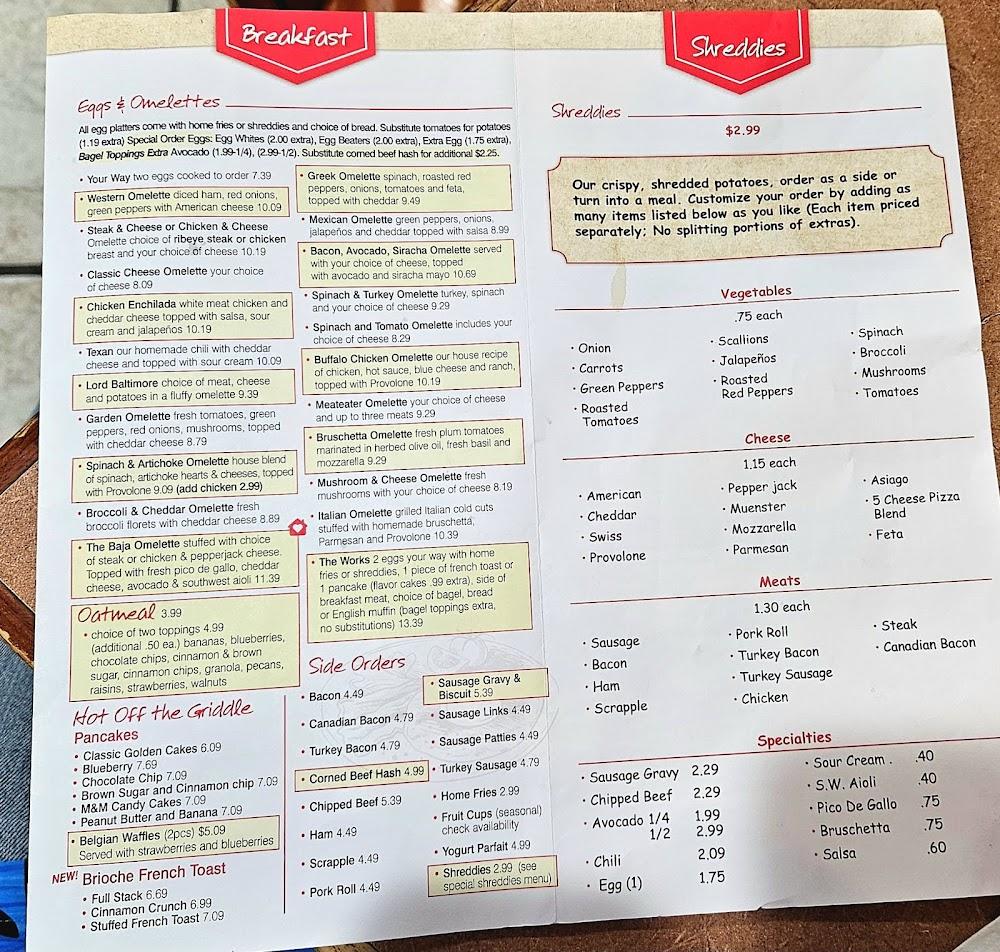 Bagel Works of Bel Air Menu image 1