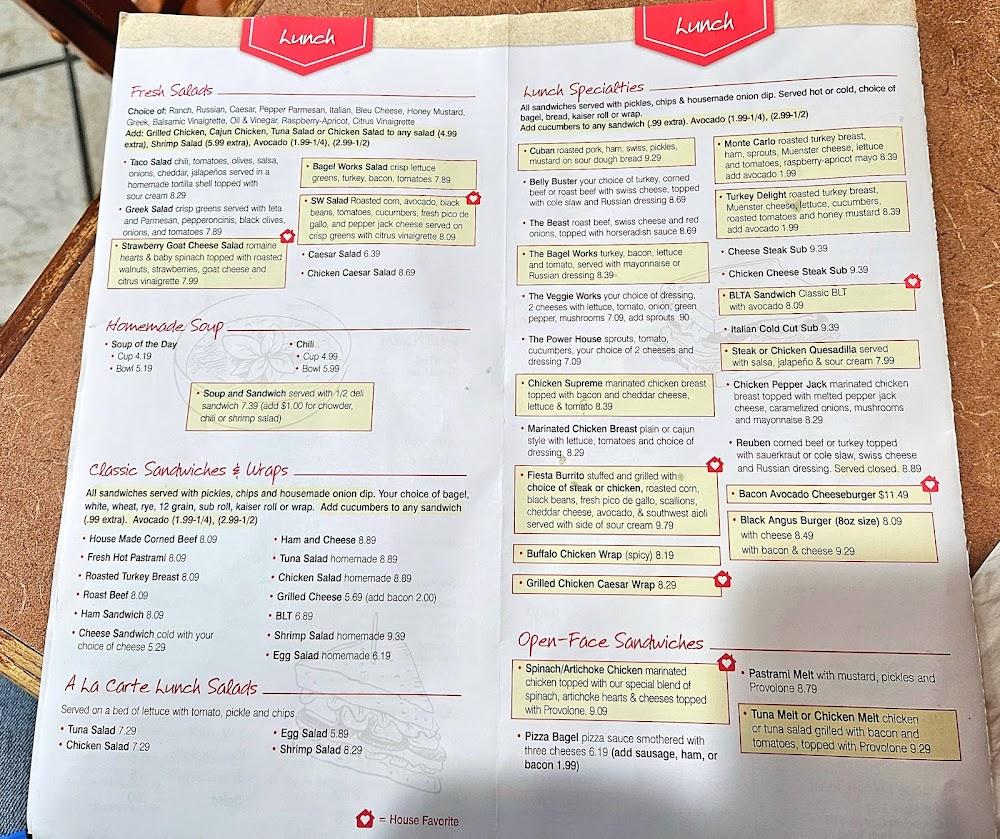 Bagel Works of Bel Air Menu image 2