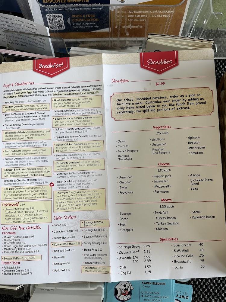 Bagel Works of Bel Air Menu image 4